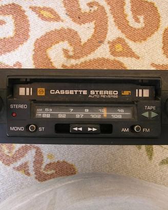 Autoradio lettore audiocassette Vintage AUTOSONIK