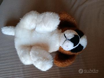 Peluche Cane San Bernardo Vintage con Botticella