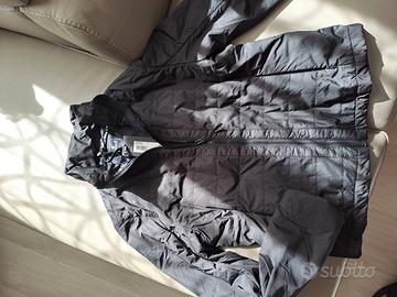 JAKED Giacca antivento zip cappuccio donna. Nuova 
