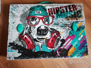 Cartellina Scolastica "Hipster Music"
