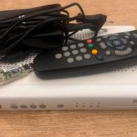 Kit completo decoder SKY HD bianco