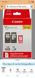 Cartucce stampante canon 540 e 541
