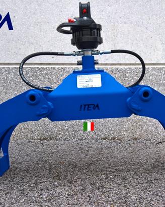 Pinza Legna IPL800PRO 80cm+Rotatore Idraulico10qli