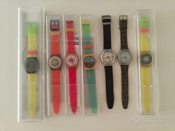 Lotto 6 Orologi Swatch Vintage con Scatole