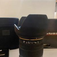 Obbiettivo Sigma 18-50 F2.8 Ex Dc Canon