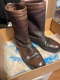 Stivali da moto Alpinestars vintage pelle/Goretex