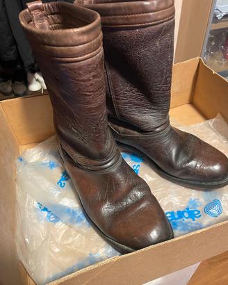 Stivali da moto Alpinestars vintage pelle/Goretex