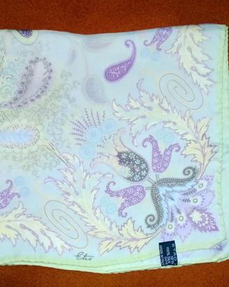 FOULARD “ETRO” IN SETA VINTAGE cm 46 X 46