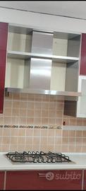 Cappa aspirante cucina 90 cm inox e vetro