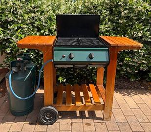 Barbecue multifuochi a gas da giardino