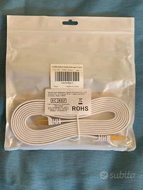 Cavo Ethernet CAT8 3 Metri, 40Gbps/2000Mhz piatto