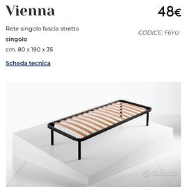 2 materassi singoli e 1 rete singola