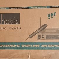 coppia radiomicrofono uhf wireless microfono