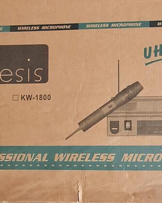 coppia radiomicrofono uhf wireless microfono