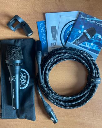 Microfono AKG professional Nuovo + cavo