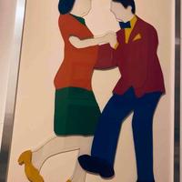 MARCO LODOLA BALLERINI PERSPEX  DIPINTO A SMALTO