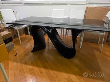Tavolo di Design  "WAVE" -  Total Black
