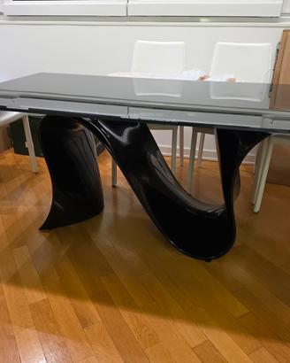 Tavolo di Design  "WAVE" -  Total Black
