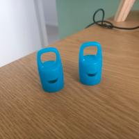 2 tappi per viti da ghiaccio blue ice