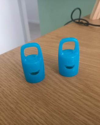 2 tappi per viti da ghiaccio blue ice