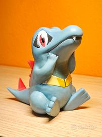 POKEMON TOTODILE  FIGURE IN RESINA DIPINTO A MANO