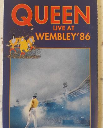 QUEEN MC Musicassetta Live at Wembley 86 Originale