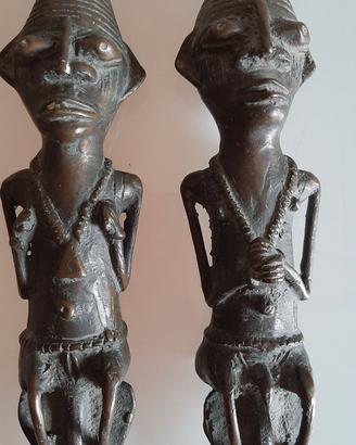 BRONZI AFRICANI OGBONI NIGERIA RITUALI YORUBA