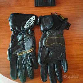 Guanti donna da moto in pelle 