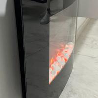 Caminetto elettrico ad aria calda da parete