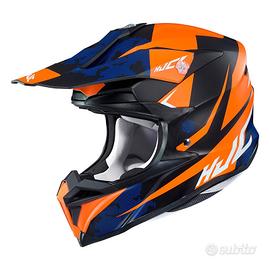 Casco cross HJC i50 TONA MC7SF Arancio Nero