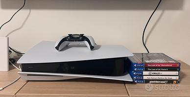 Playstation 5 ps5 + 5 giochi