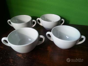 Scodelle / tazze per brodo 2 manici Richard Ginori