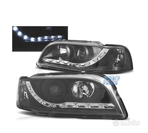 FARI PER VOLVO S40 V40 96-00 LUCE DIURNA LED NERO