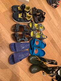 7 paia di scarpe 27/28