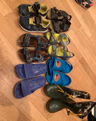 7 paia di scarpe 27/28