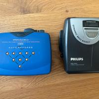 Lotto 2 walkman cassette IRRADIO e PHILIPS