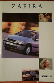 Catalogo dépliant brochure opel zafira a