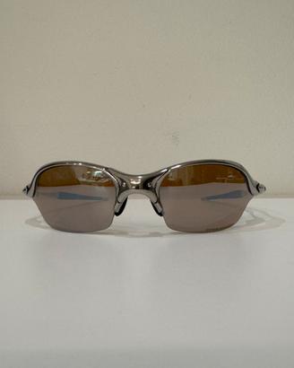 Oakley Romeo 2 silver polished titanium iridium