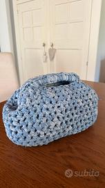 Clutch bag denim jeans