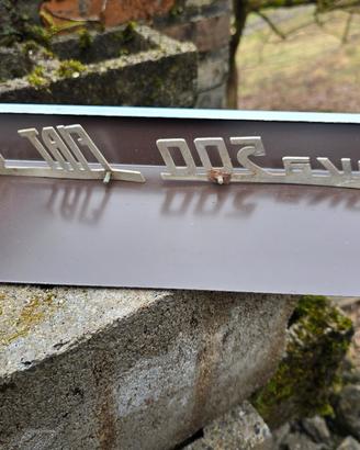 scritte originali nuova 500 e fiat 600 del 1960