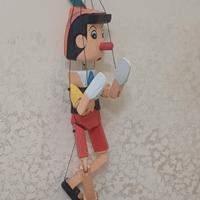 marionetta pinocchio in legno cm 50