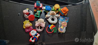 set sonagli e trenino Chicco per bimbi/neonati