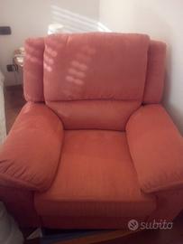 Poltrona Dondi Salotti in alcantara