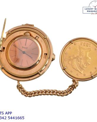 PIAGET Coin watch 20 dollars U.S.A. gold 18KT 1980