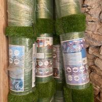 4 rotoli Erba sintetica niovi