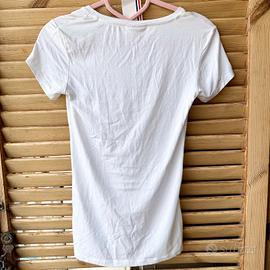 Sundek t-shirt bianca con strass Sundek t-shirt