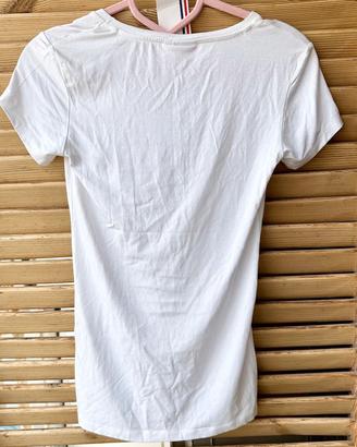 Sundek t-shirt bianca con strass Sundek t-shirt