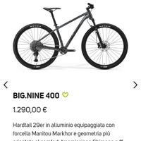 MTB MERIDA BIG NINE 400