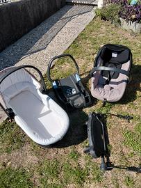 Trio passegino peg-perego con pedana e base auto