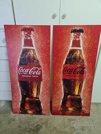 pannelli vintage della coca cola